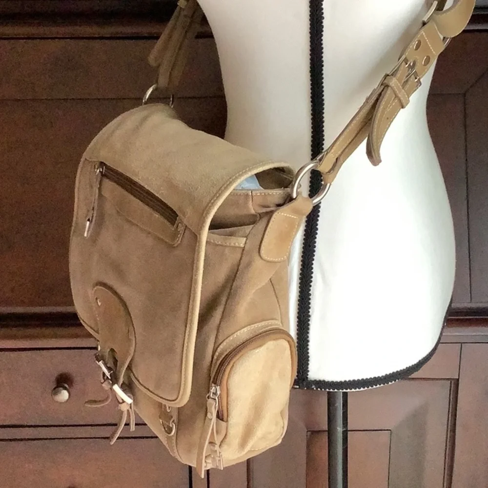 Tomboy Wiz Canvas / Cow Leather Crossbody Bag